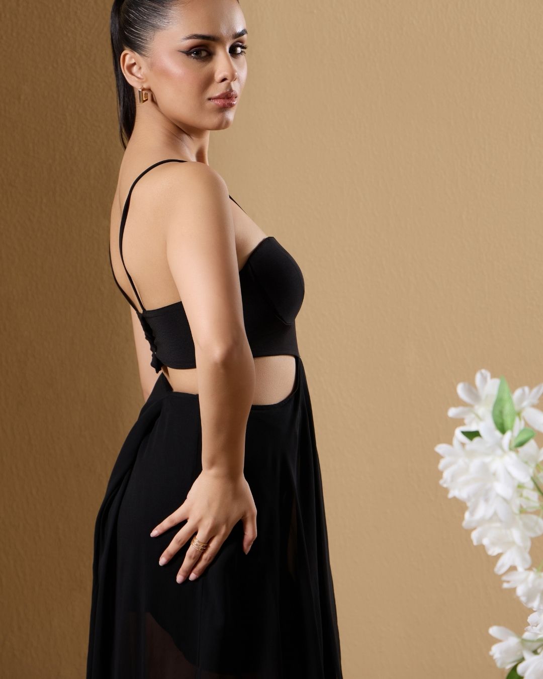 Raven Cut-Out Dress