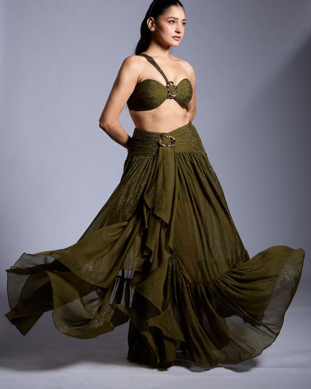 Ningla Dheer Green Set