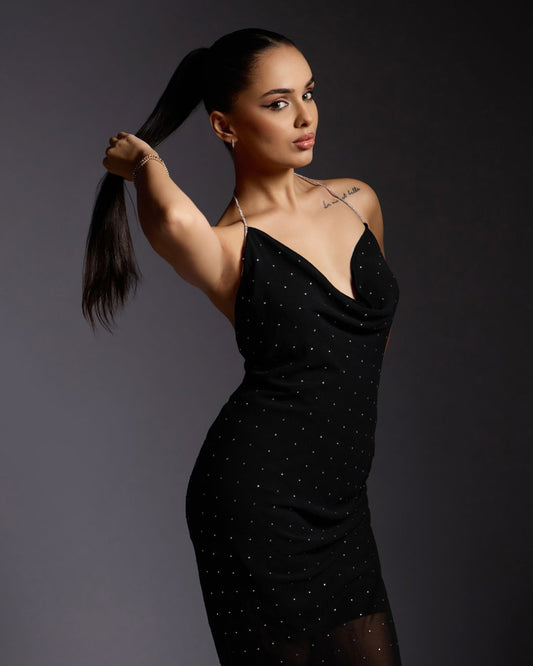 Starlight Rhinestone Dress