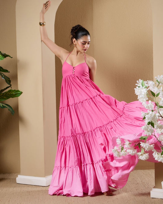 Flamingo Ombre Dress