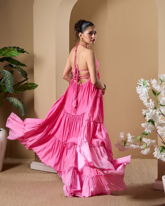 Flamingo Ombre Dress